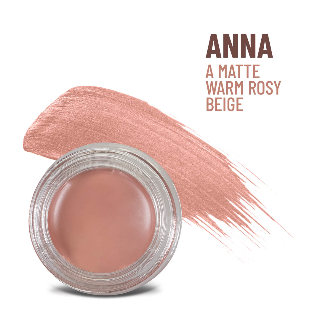 Anna Any Wear Creme - A Waterproof Multi-tasking creme to powder product for eyes, cheeks & lips. Can be worn anywhere-Anna Any Wear Creme - A Waterproof Multi-tasking creme to powder product for eyes, cheeks & lips. Can be worn anywhere