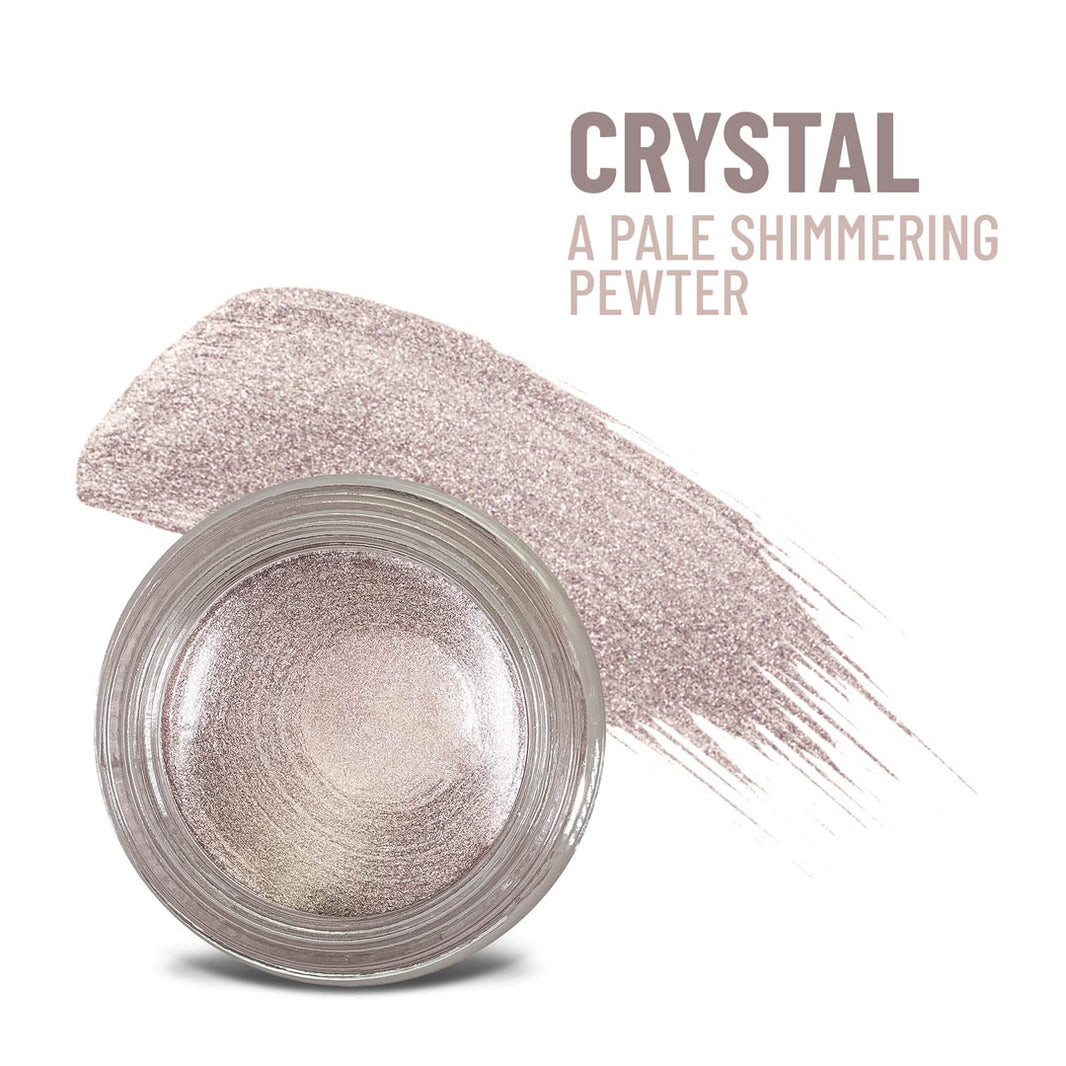 Crystal Any Wear Creme - A Waterproof Multi-tasking creme to powder product for eyes, cheeks & lips. Can be worn anywhere-Crystal Any Wear Creme - A Waterproof Multi-tasking creme to powder product for eyes, cheeks & lips. Can be worn anywhere
