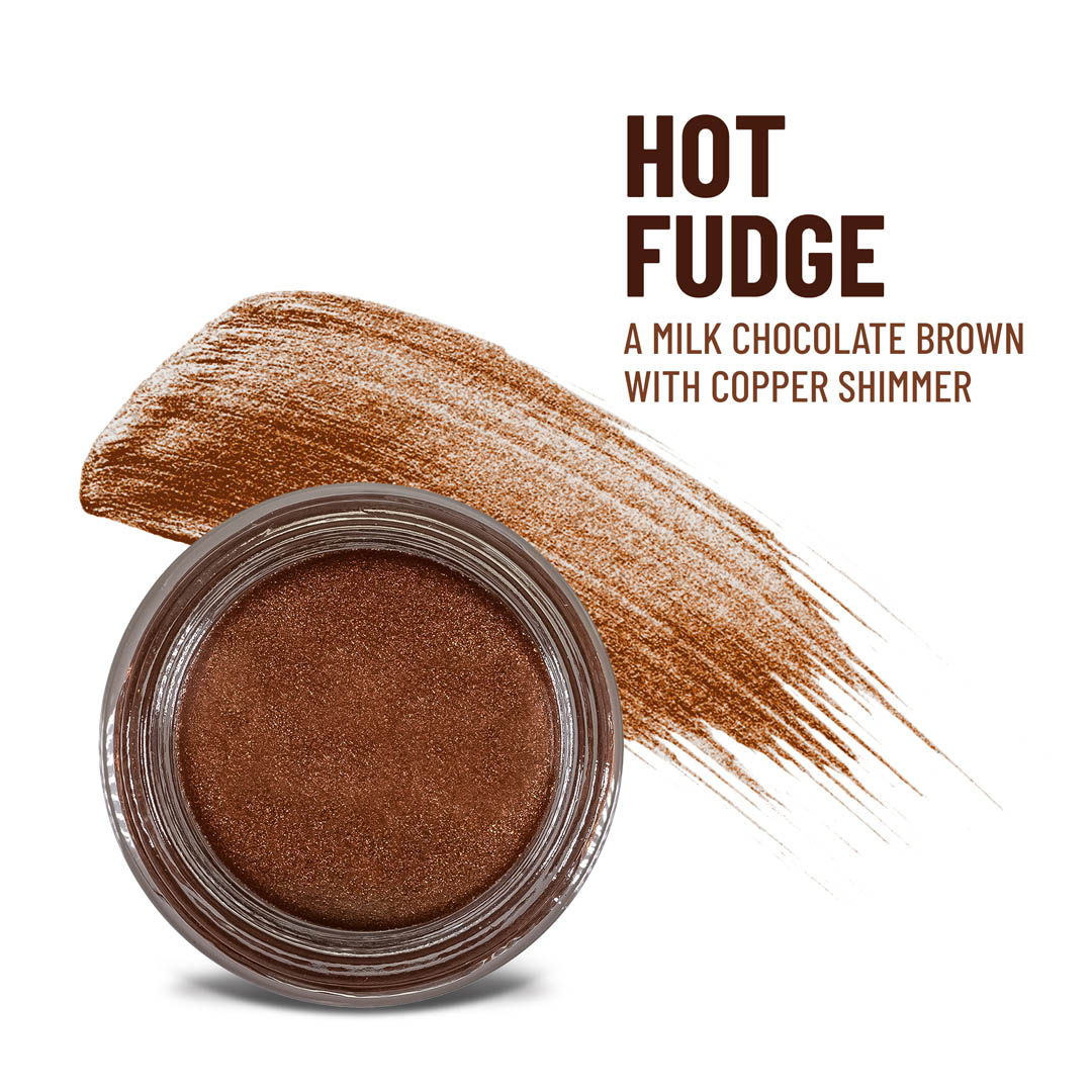 Hot Fudge Any Wear Creme - A Waterproof Multi-tasking creme to powder product for eyes, cheeks & lips. Can be worn anywhere-Hot Fudge Any Wear Creme - A Waterproof Multi-tasking creme to powder product for eyes, cheeks & lips. Can be worn anywhere