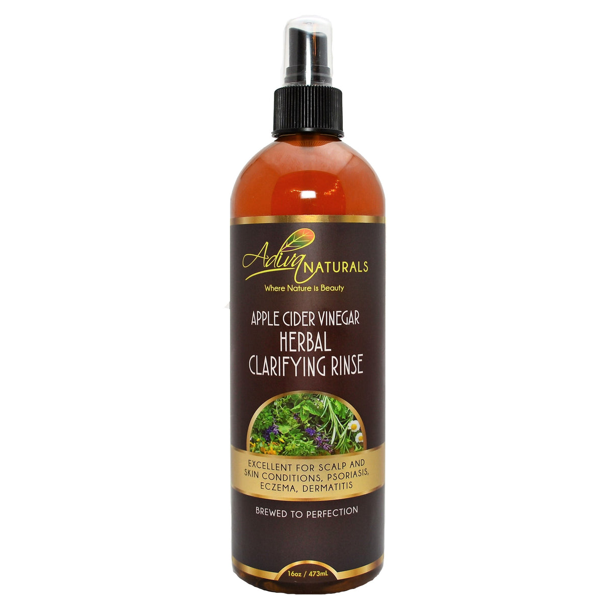 Apple Cider Vinegar Clarifying Herbal Rinse 16 oz | Full Size-Apple Cider Vinegar Clarifying Herbal Rinse 16 oz | Full Size