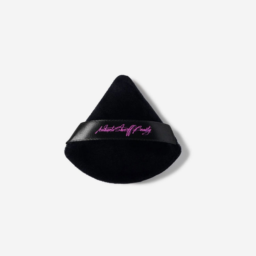 Ashunta Sheriff Beauty Velvet Hypoallergenic Ultra Soft Black Puffs (3-Pack)-Ashunta Sheriff Beauty Velvet Hypoallergenic Ultra Soft Black Puffs (3-Pack)