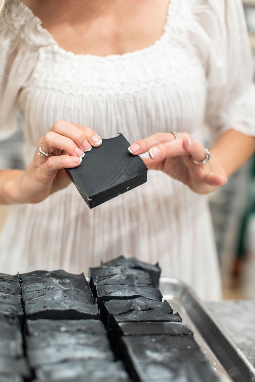 Clarifying Charcoal Bar Handmade Tallow and Goat Milk Soap Bar-Clarifying Charcoal Bar Handmade Tallow and Goat Milk Soap Bar