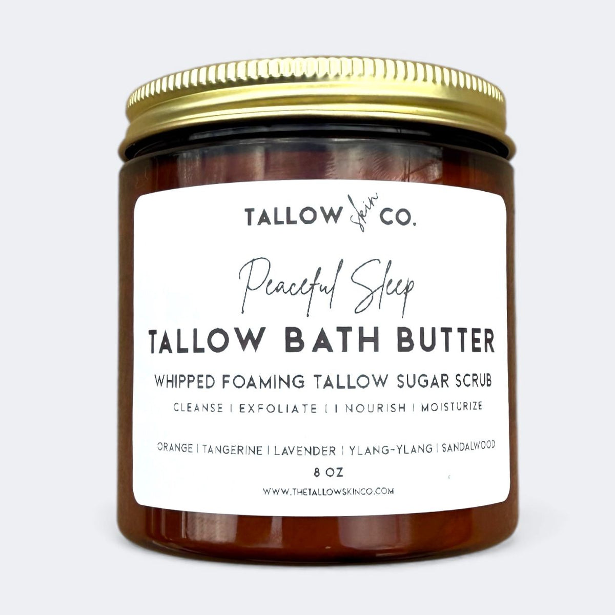FOAMING TALLOW BATH BUTTER | PEACEFUL SLEEP-FOAMING TALLOW BATH BUTTER | PEACEFUL SLEEP