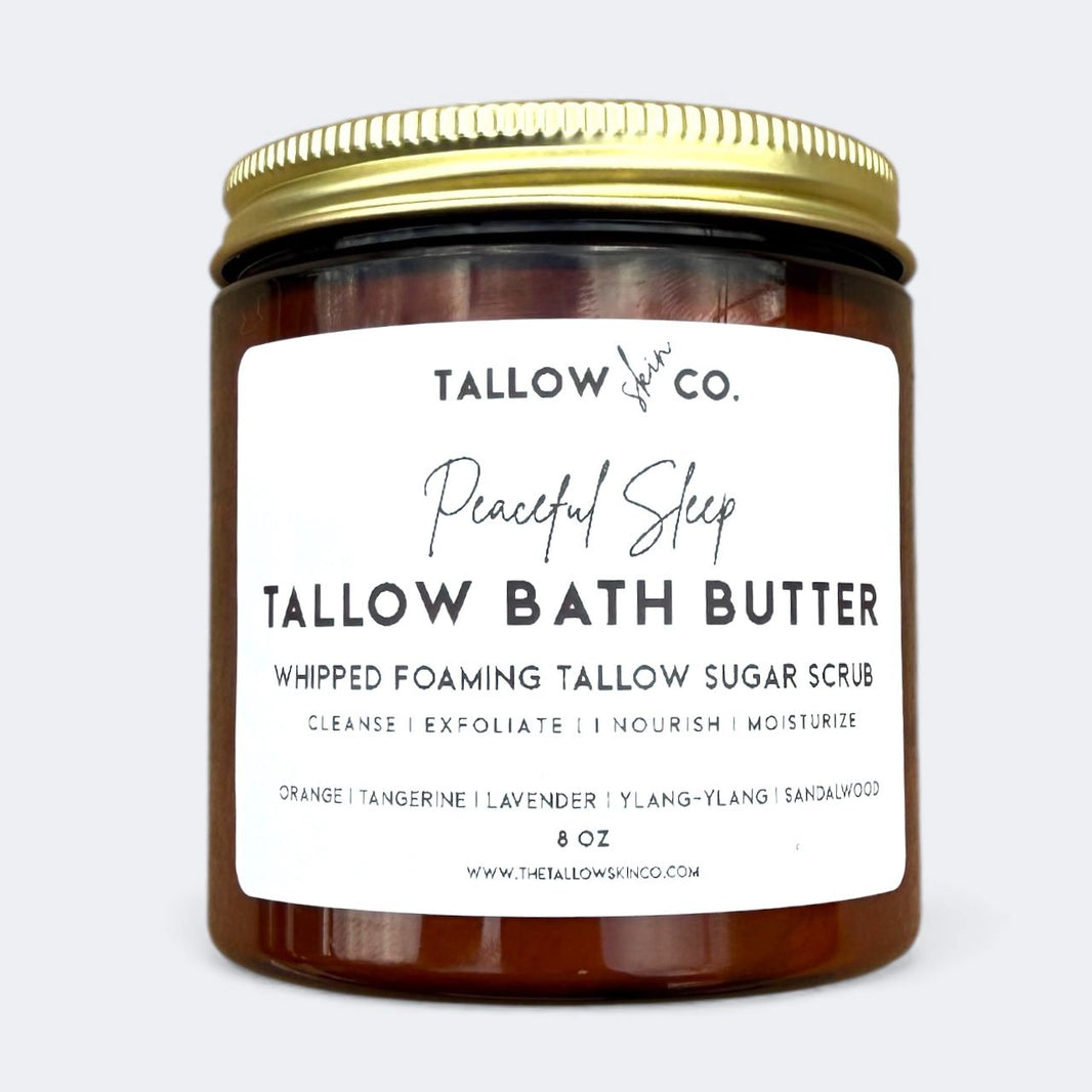 FOAMING TALLOW BATH BUTTER | PEACEFUL SLEEP-FOAMING TALLOW BATH BUTTER | PEACEFUL SLEEP