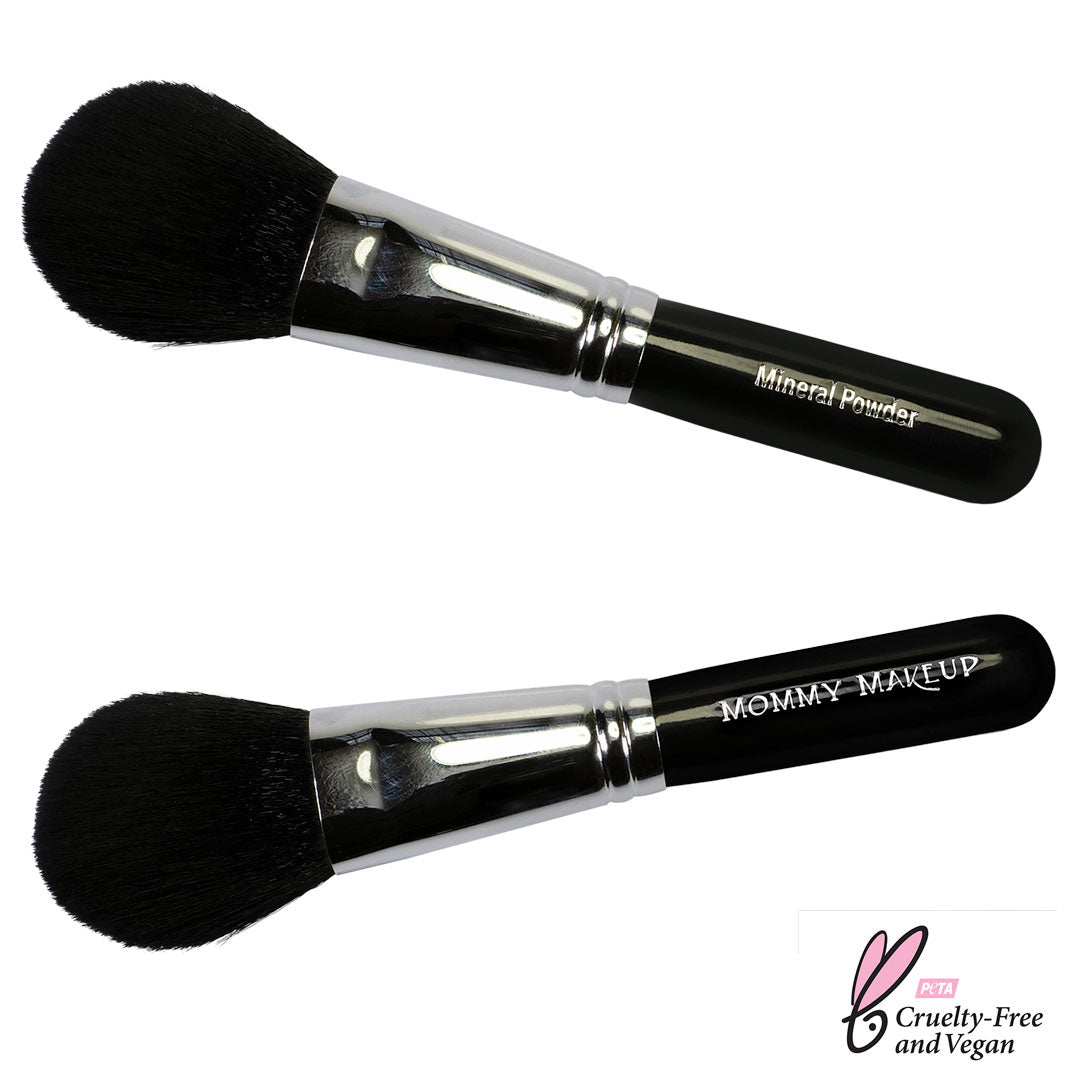 Mineral Powder Brush | Travel Sized, Vegan, Cruelty free-Mineral Powder Brush | Travel Sized, Vegan, Cruelty free