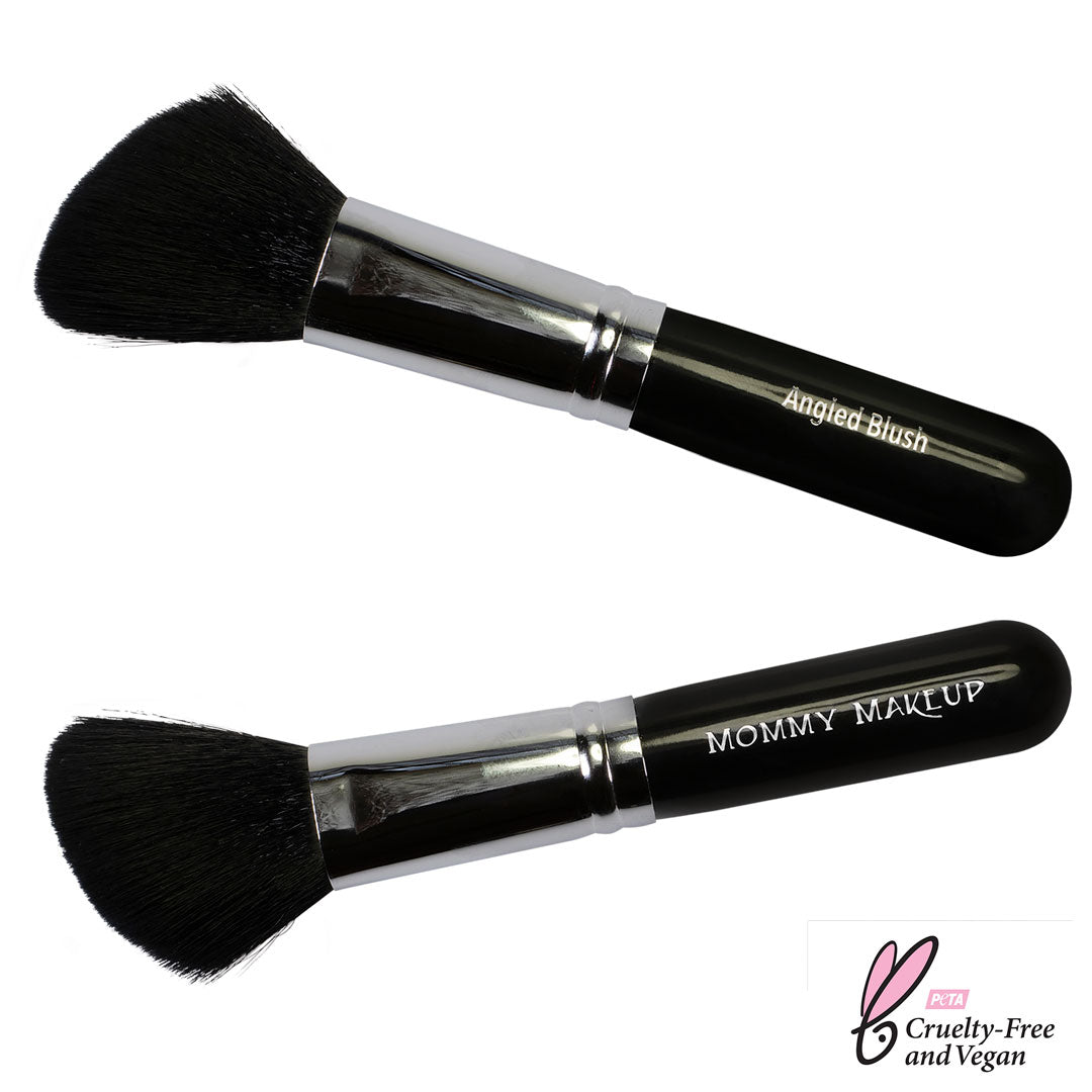 Angled Blush Brush - Hand cut, Vegan, Cruelty-free-Angled Blush Brush - Hand cut, Vegan, Cruelty-free