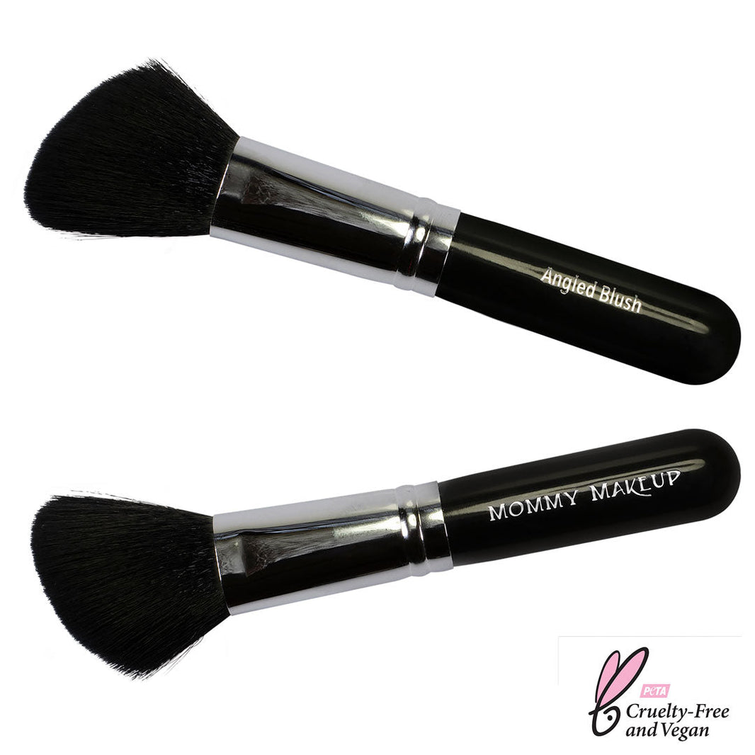 Angled Blush Brush - Hand cut, Vegan, Cruelty-free-Angled Blush Brush - Hand cut, Vegan, Cruelty-free