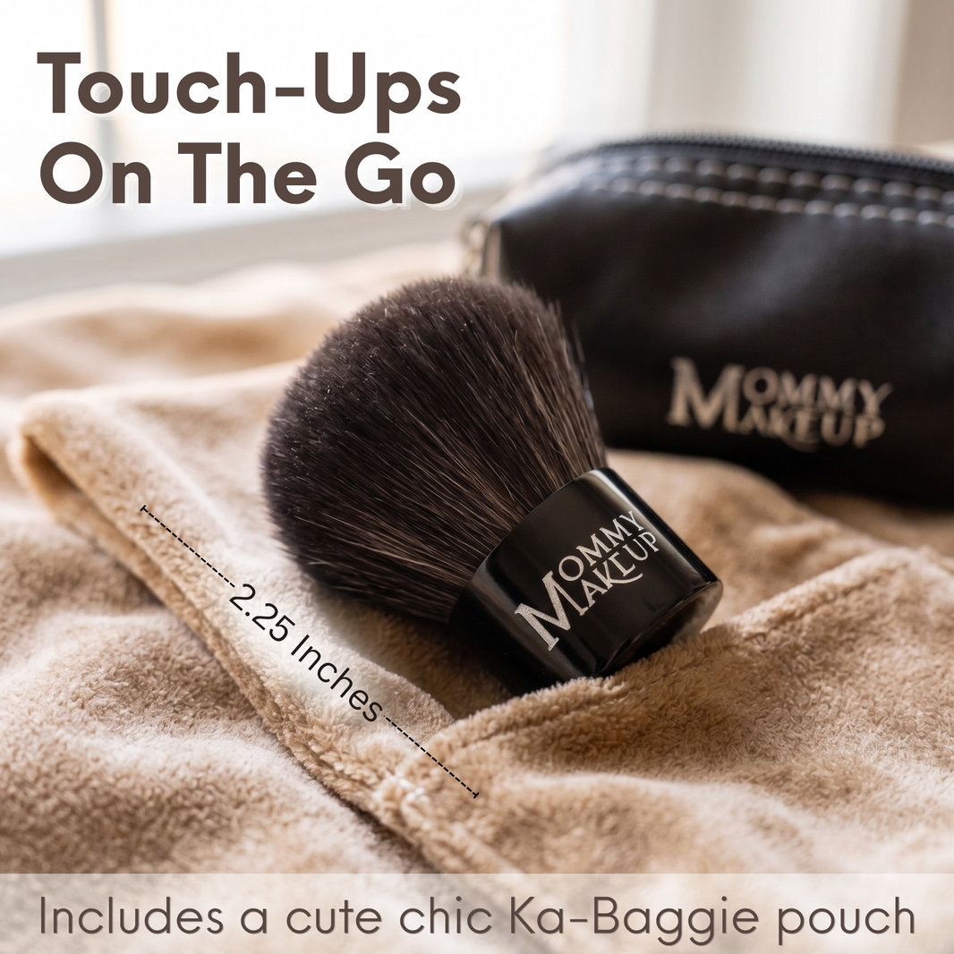 Kabuki Brush - Hand cut, Vegan, Cruelty-Free Mineral Makeup Brush-Kabuki Brush - Hand cut, Vegan, Cruelty-Free Mineral Makeup Brush