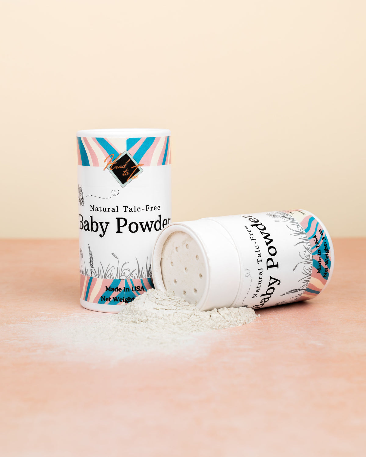 Talc-Free Baby Powder - Natural Clay Formula | Safe for All Ages-Talc-Free Baby Powder - Natural Clay Formula | Safe for All Ages