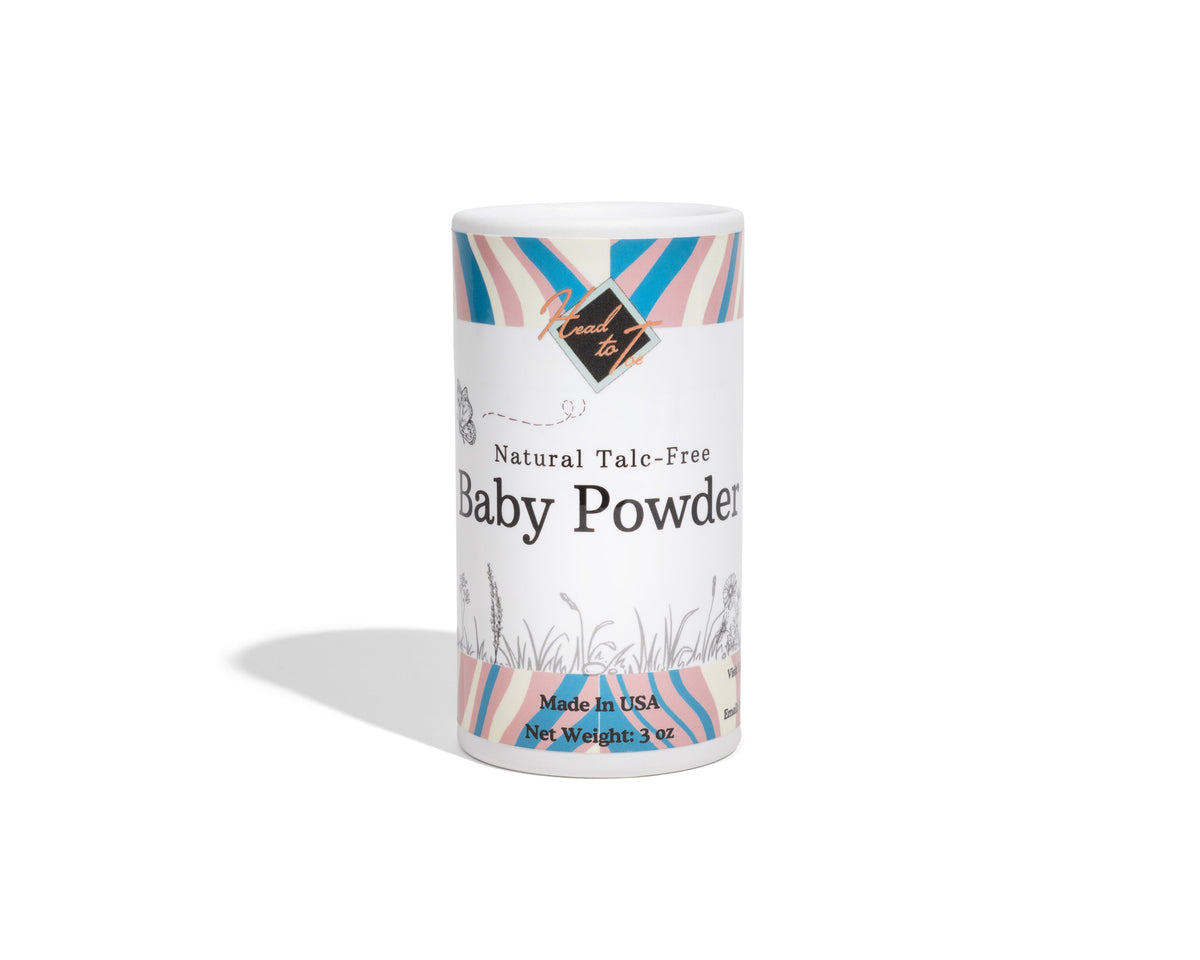 Talc-Free Baby Powder - Natural Clay Formula | Safe for All Ages-Talc-Free Baby Powder - Natural Clay Formula | Safe for All Ages