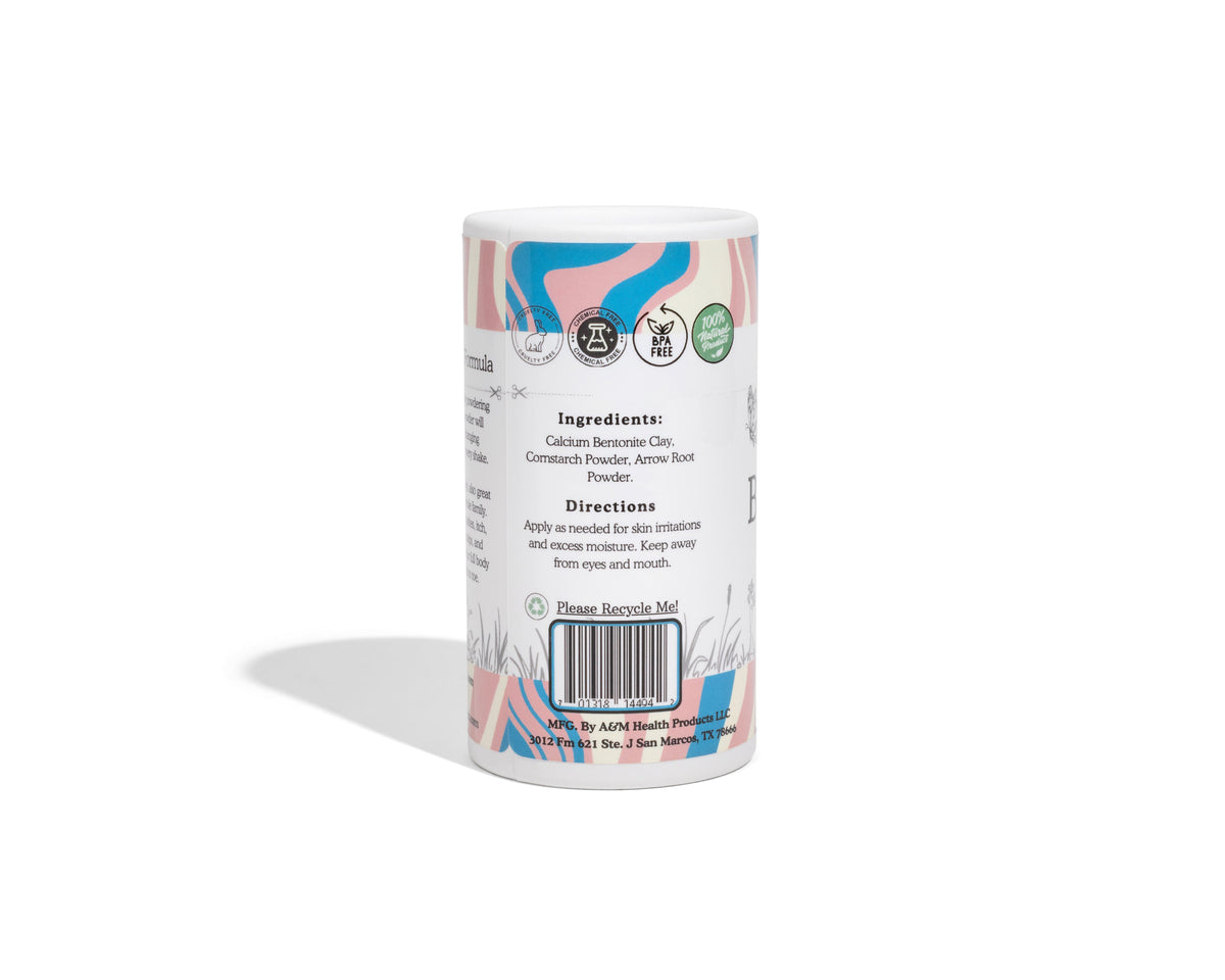 Talc-Free Baby Powder - Natural Clay Formula | Safe for All Ages-Talc-Free Baby Powder - Natural Clay Formula | Safe for All Ages