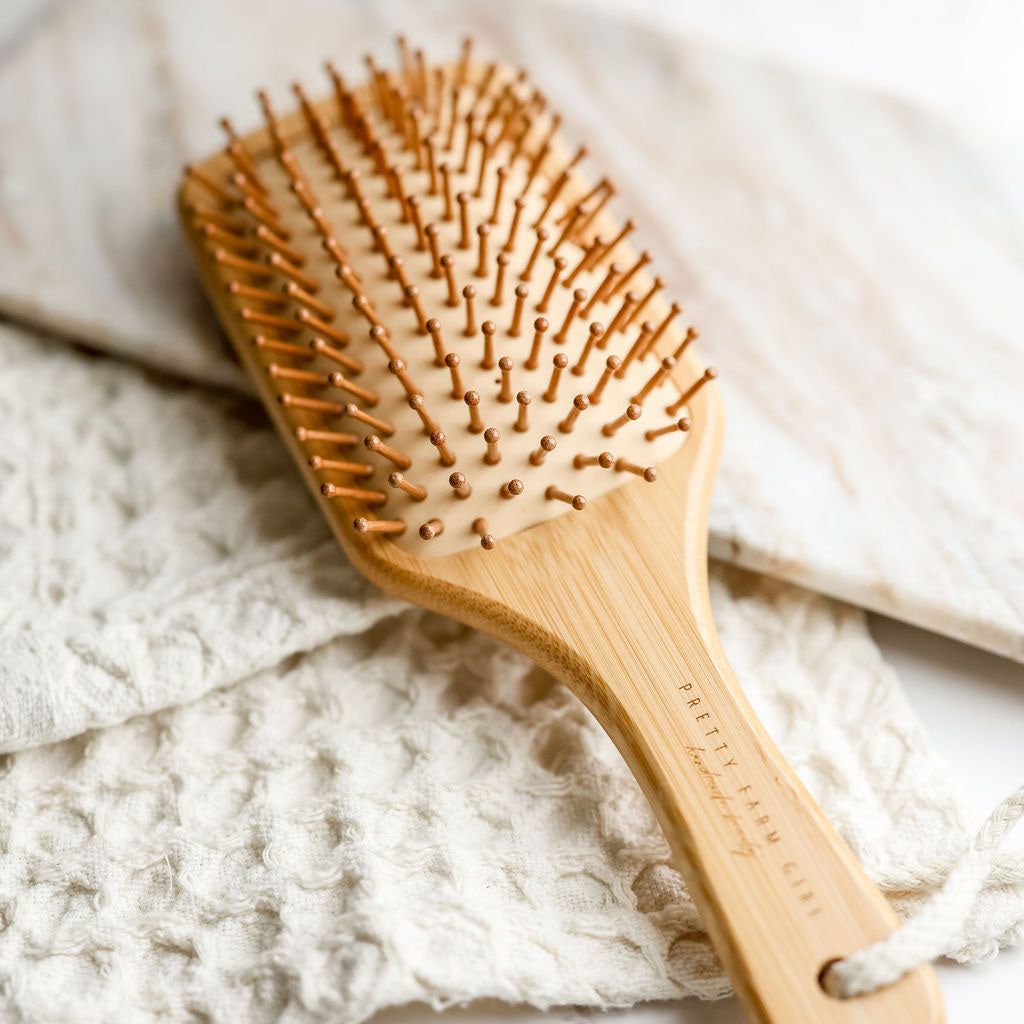 Bamboo Paddle Hair Brush-Bamboo Paddle Hair Brush