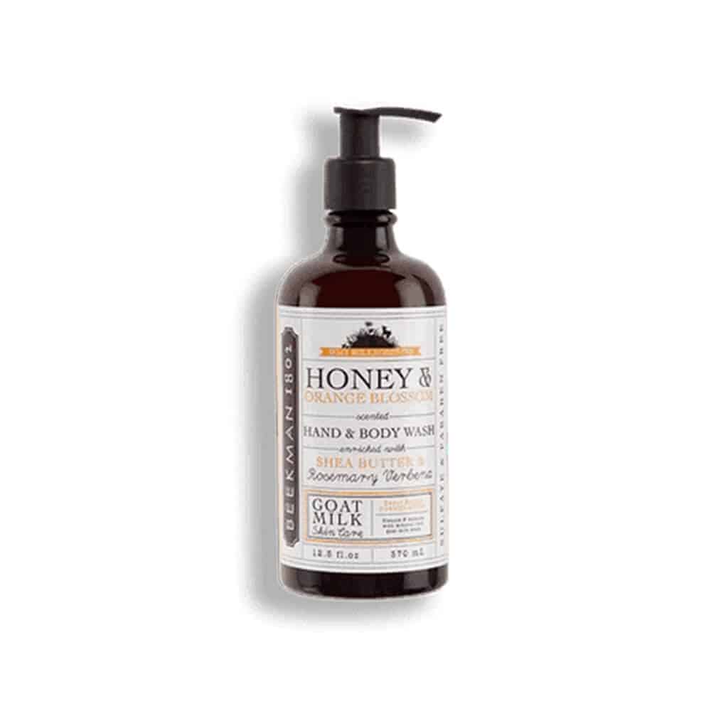 Beekman 1802 Honey & Orange Blossom Hand & Body Wash 12.5 OZ-Beekman 1802 Honey & Orange Blossom Hand & Body Wash 12.5 OZ