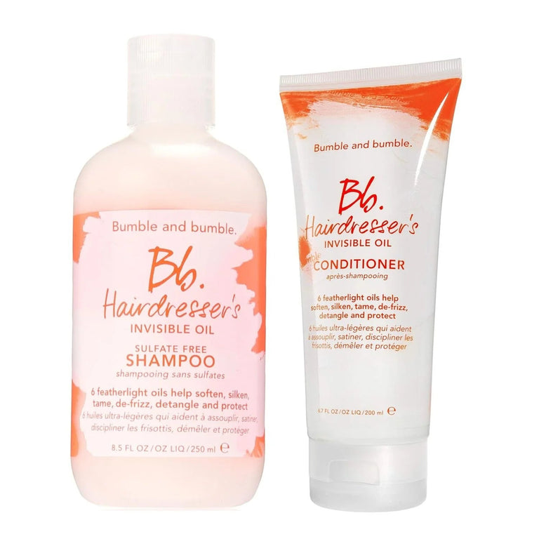 Bumble and bumble Hairdresser's Invisible Oil Shampoo 8.5 Oz and Conditioner 6.7 oz
