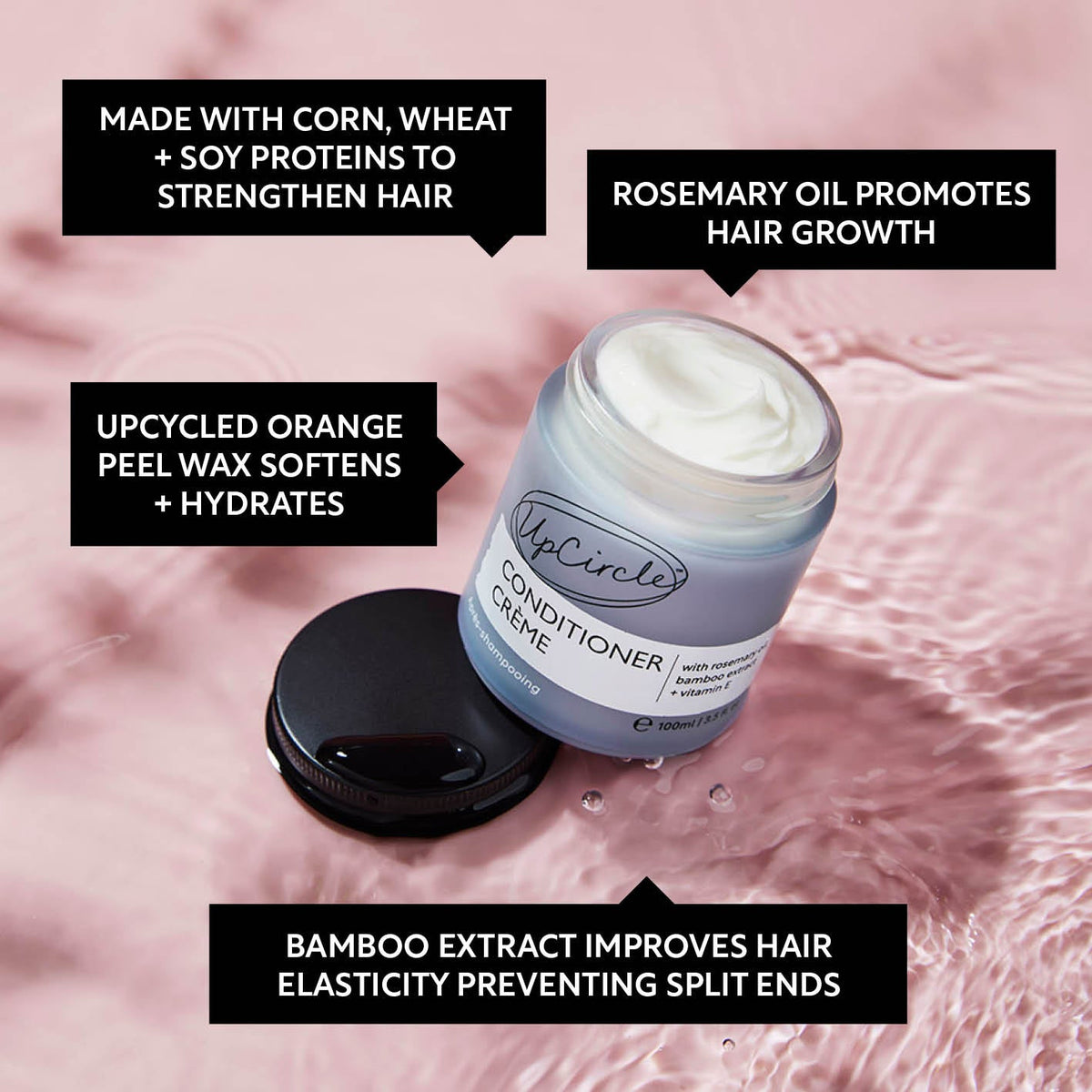 Conditioner Crème with Rosemary Oil + Bamboo Extract - Jumbo-Conditioner Crème with Rosemary Oil + Bamboo Extract - Jumbo