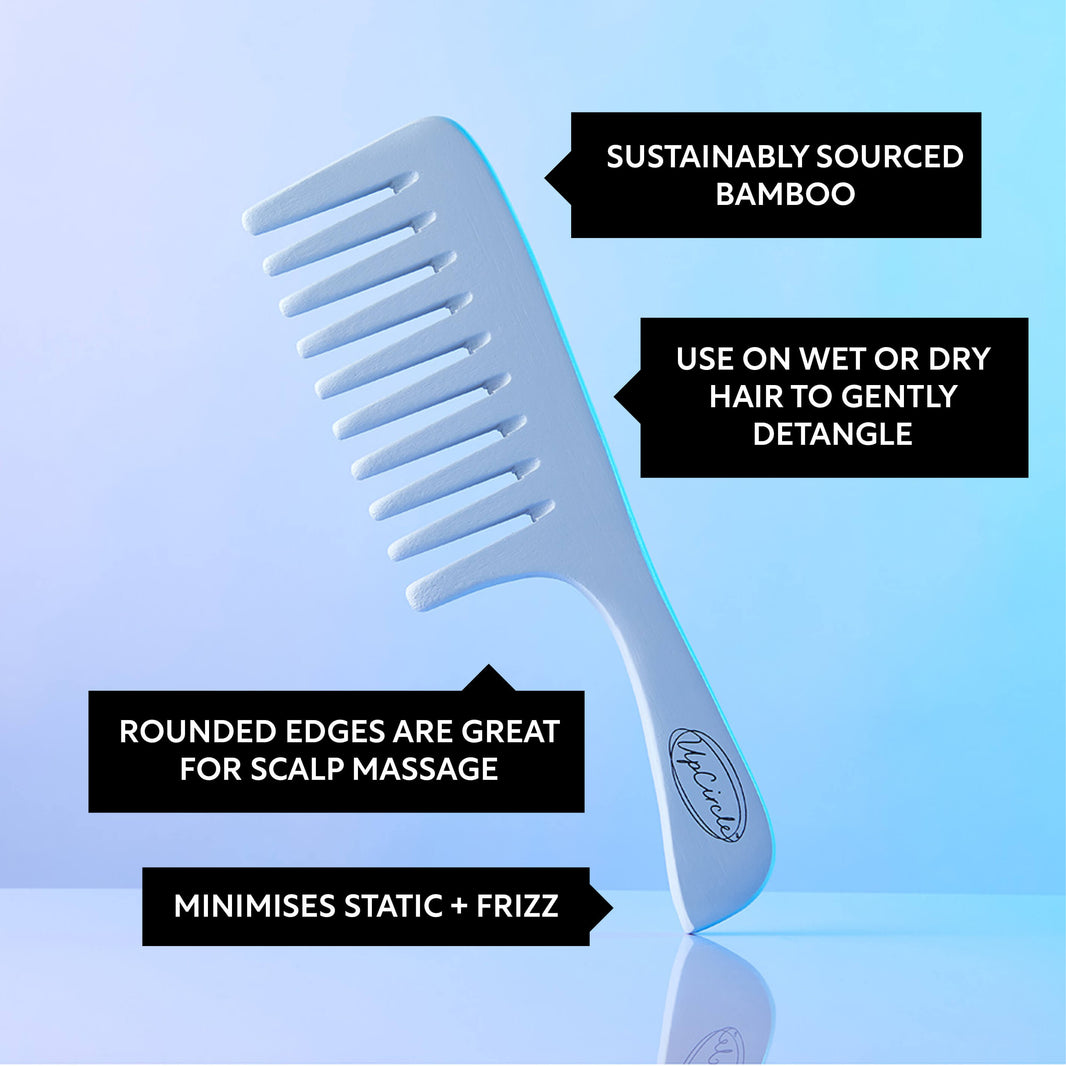 The Haircare Duo + Bamboo Wide Tooth Comb-The Haircare Duo + Bamboo Wide Tooth Comb
