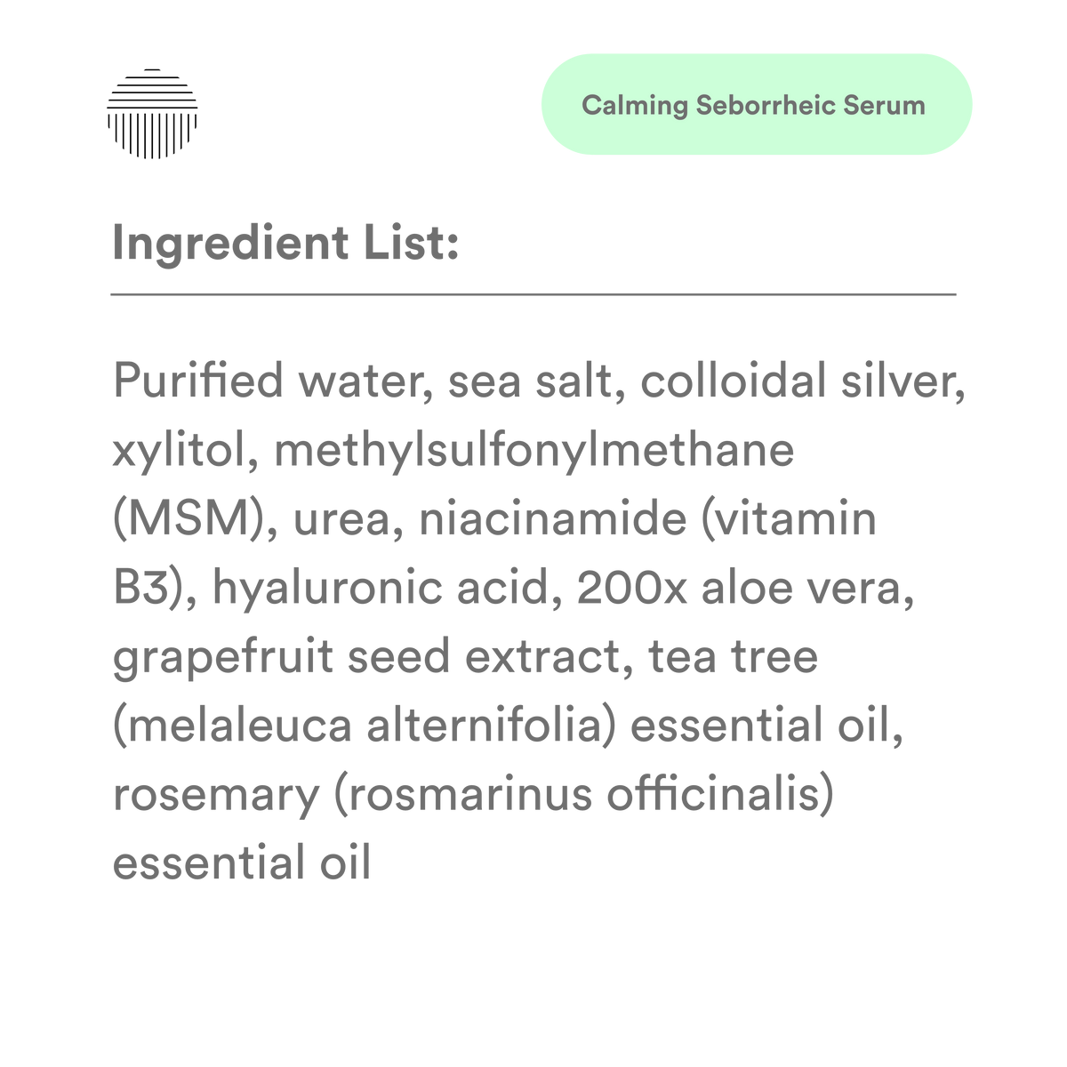 Calming Seborrheic Serum-Calming Seborrheic Serum