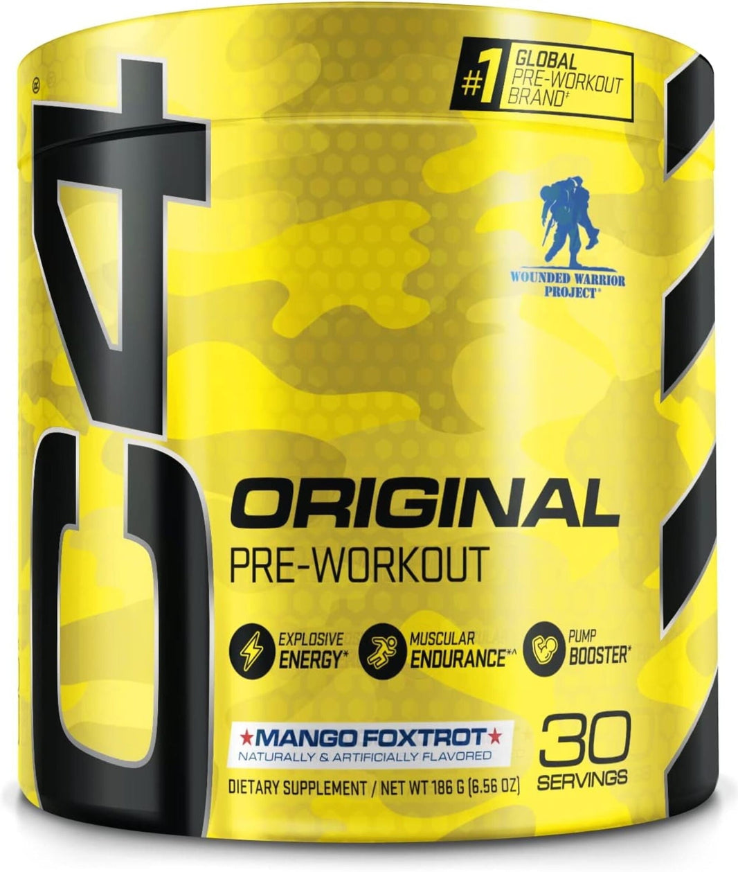 Cellucor C4 Original Pre-Workout — Mango Foxtrot, 30 Servings (Best By 10/2026)-Cellucor C4 Original Pre-Workout — Mango Foxtrot, 30 Servings (Best By 10/2026)