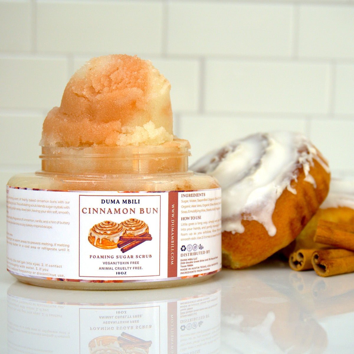 Cinnamon Bun Foaming Sugar Scrub-Cinnamon Bun Foaming Sugar Scrub