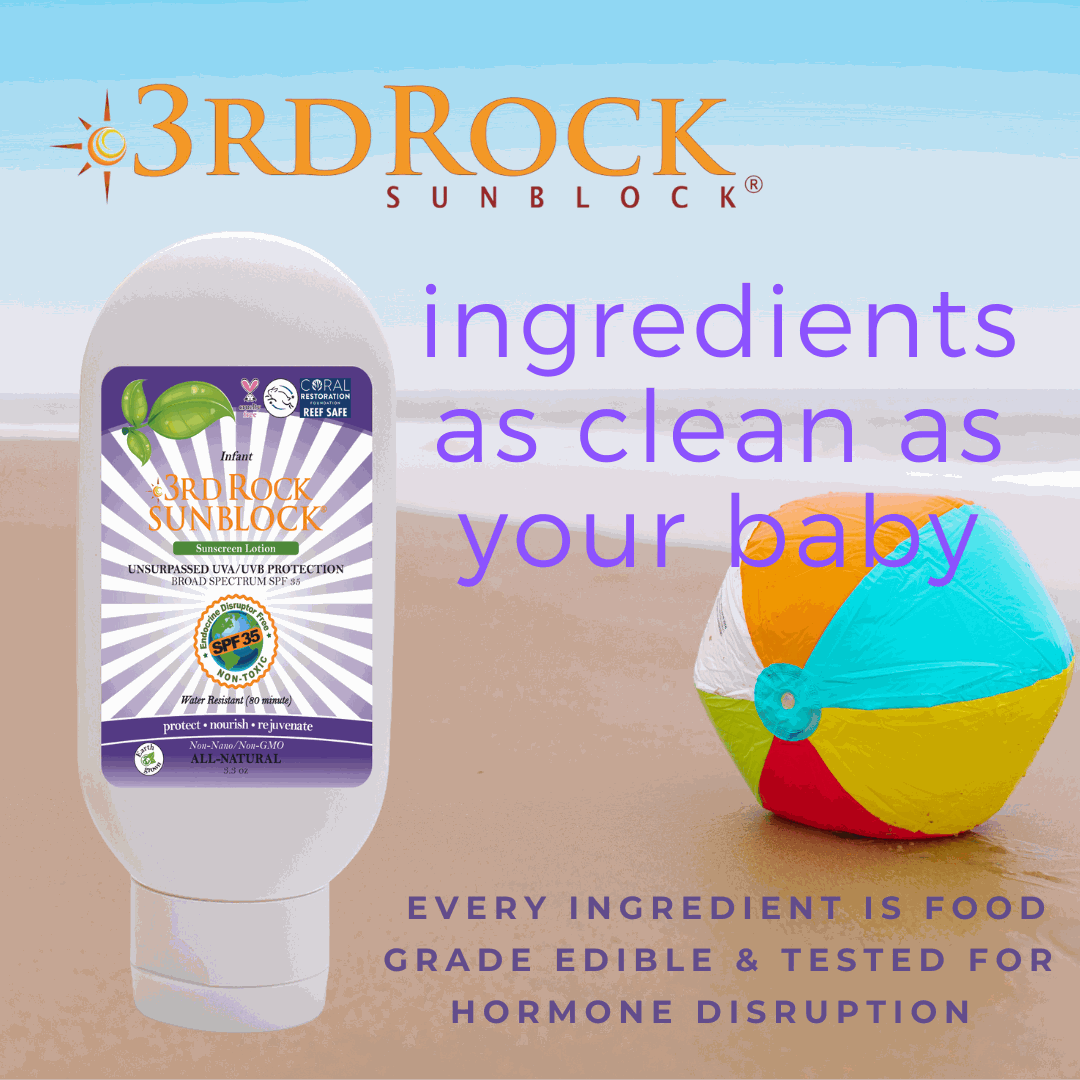 3rd Rock Sunblock® For Infants - All Natural Infant Sunscreen - Zinc Oxide SPF 35-3rd Rock Sunblock® For Infants - All Natural Infant Sunscreen - Zinc Oxide SPF 35