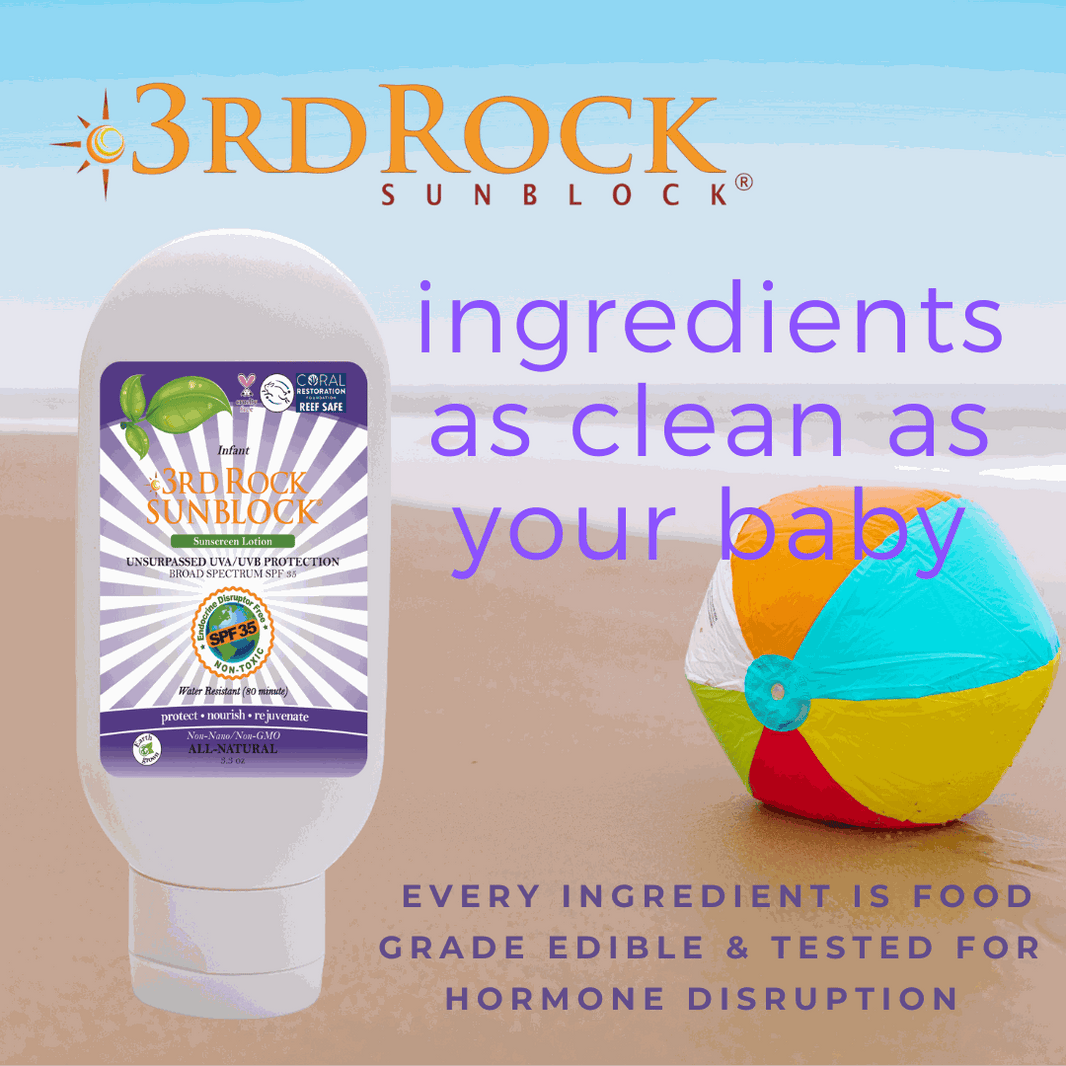 3rd Rock Sunblock® For Infants - All Natural Infant Sunscreen - Zinc Oxide SPF 35-3rd Rock Sunblock® For Infants - All Natural Infant Sunscreen - Zinc Oxide SPF 35