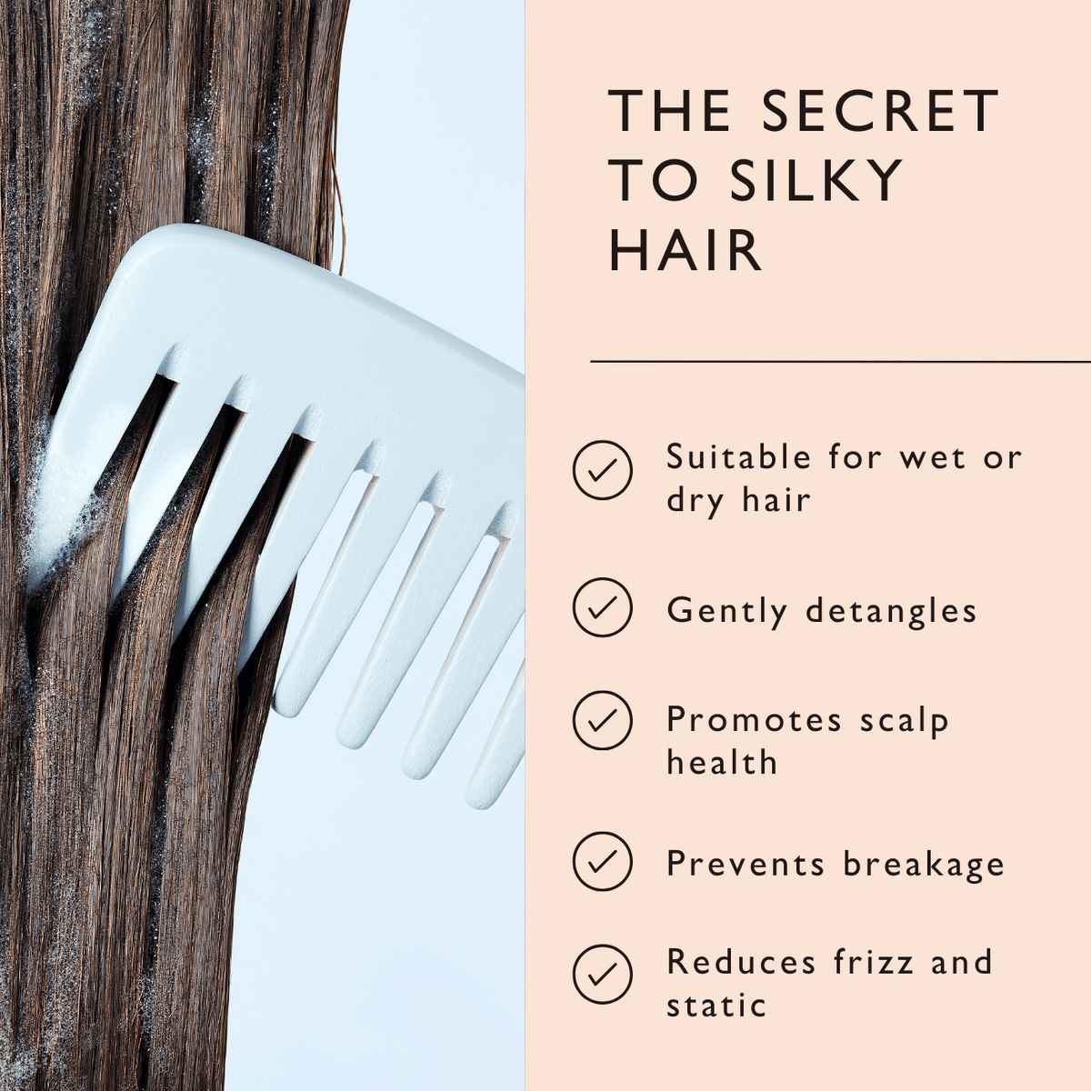The Haircare Duo + Bamboo Wide Tooth Comb-The Haircare Duo + Bamboo Wide Tooth Comb
