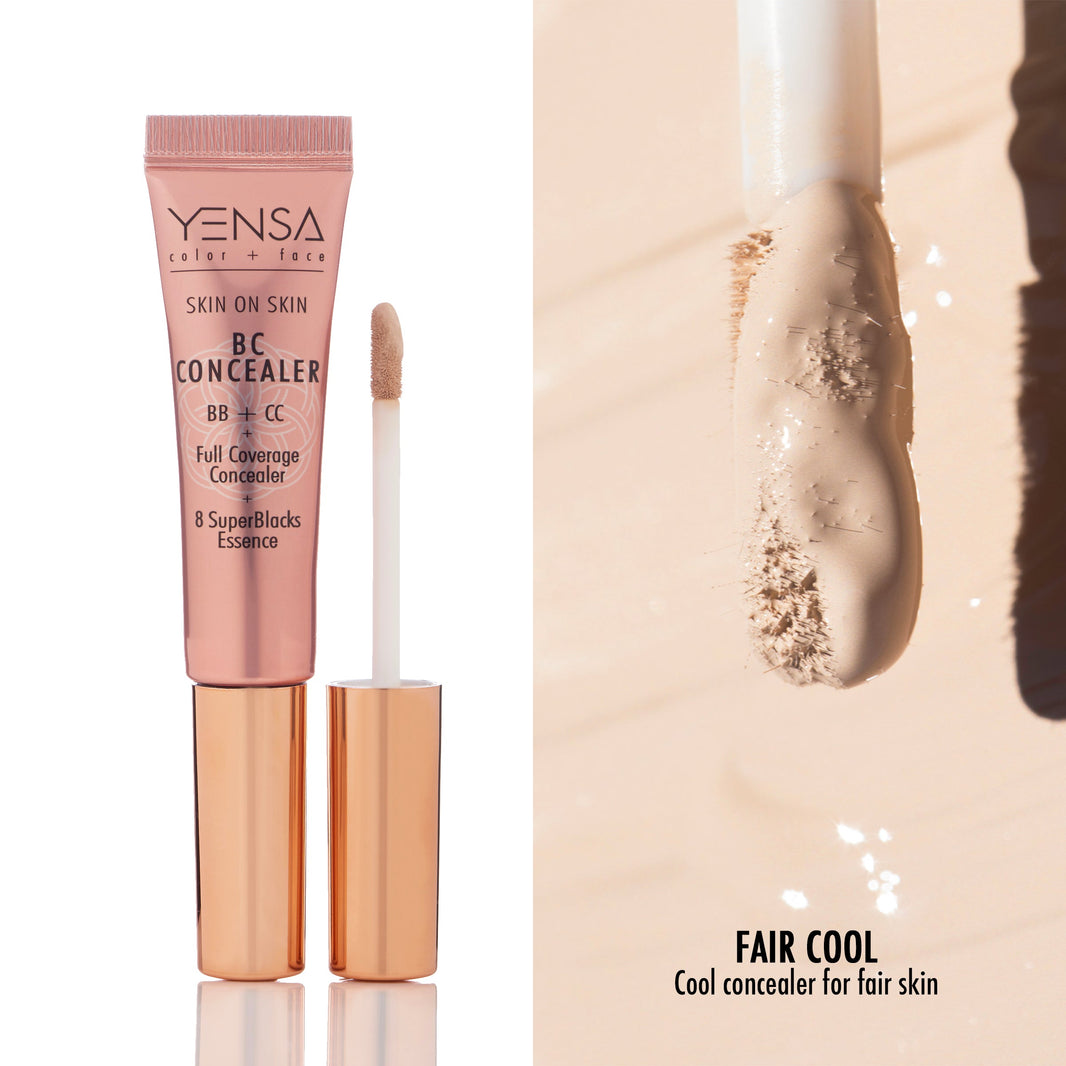 Skin On Skin BB + CC Full Coverage Hyaluronic Serum Concealer-Skin On Skin BB + CC Full Coverage Hyaluronic Serum Concealer