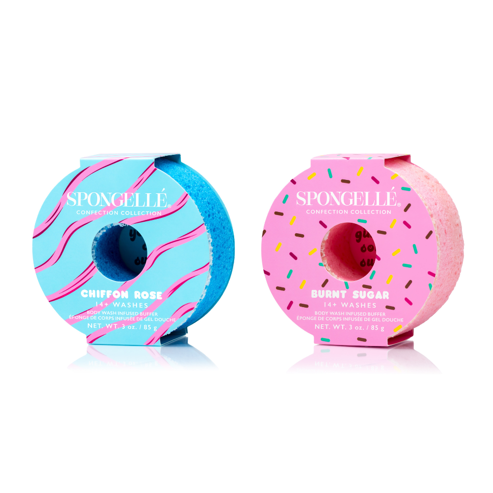 Burnt Sugar & Chiffon Rose Body Buffer Set-Burnt Sugar & Chiffon Rose Body Buffer Set
