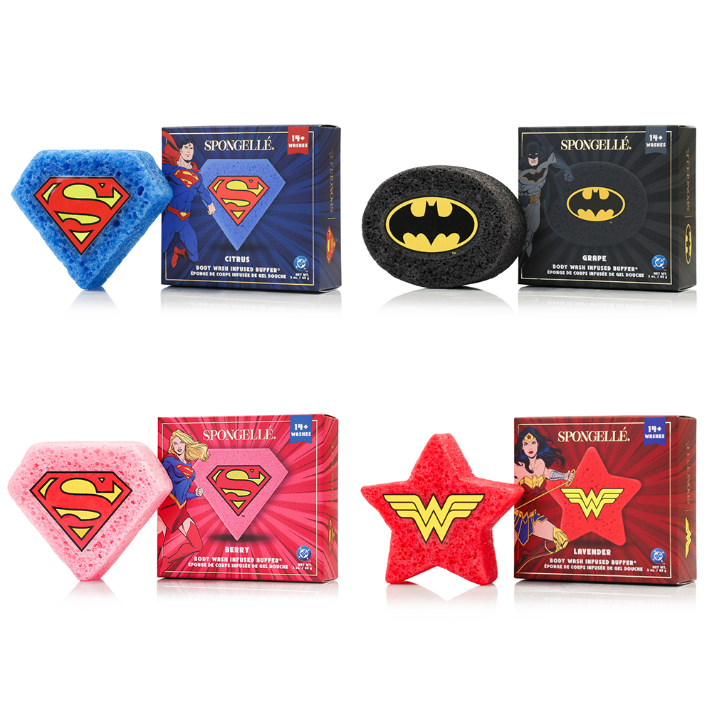 DC Superhero Body Buffer Assorted Pack-DC Superhero Body Buffer Assorted Pack