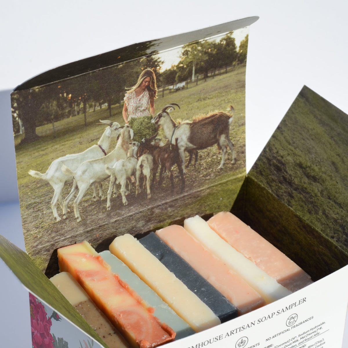 Farmhouse Artisan Goat Milk & Tallow Soap Sampler-Farmhouse Artisan Goat Milk & Tallow Soap Sampler