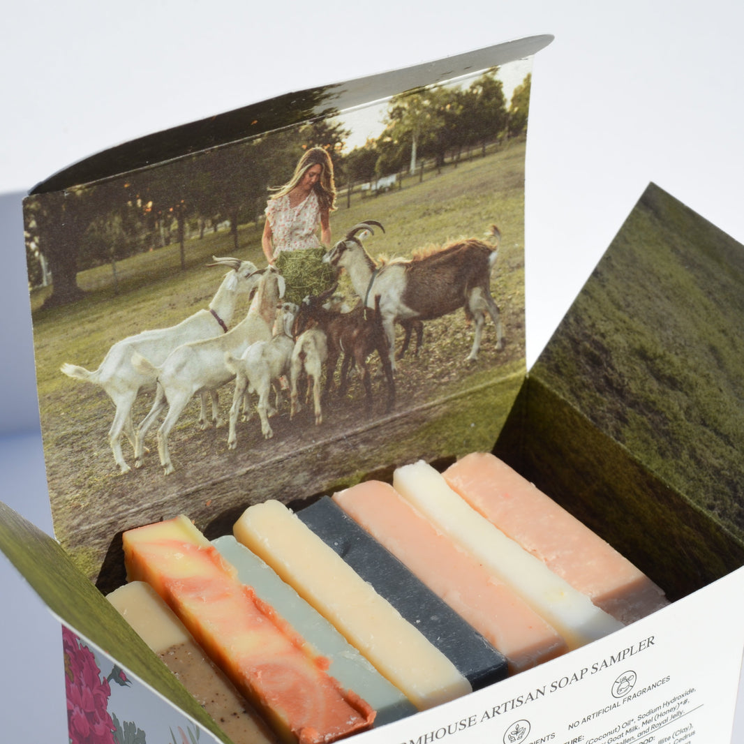 Farmhouse Artisan Goat Milk & Tallow Soap Sampler-Farmhouse Artisan Goat Milk & Tallow Soap Sampler