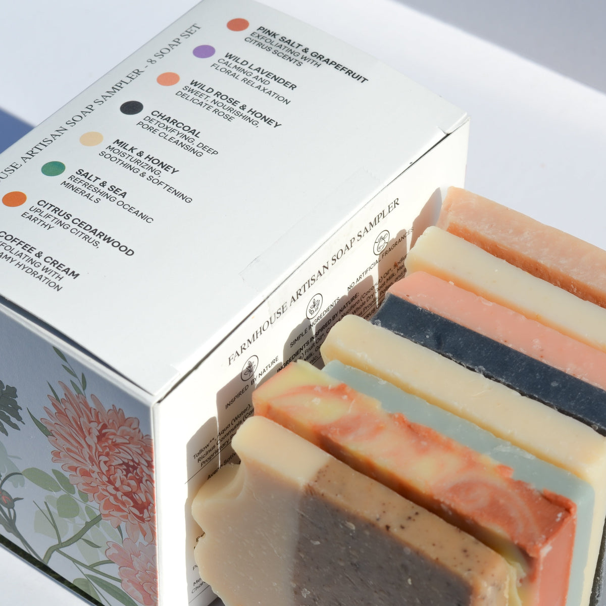 Farmhouse Artisan Goat Milk & Tallow Soap Sampler-Farmhouse Artisan Goat Milk & Tallow Soap Sampler