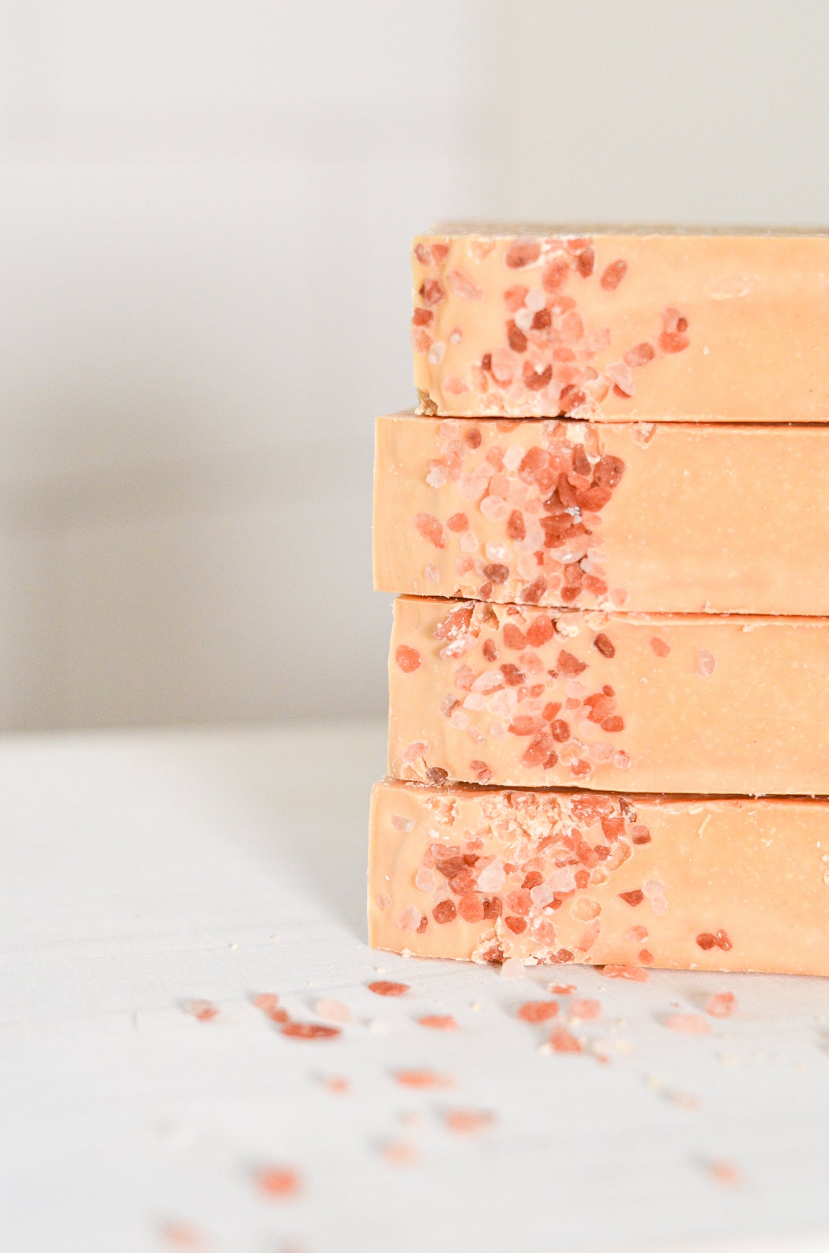 Pink Salt + Grapefruit Cleansing Bar Handmade Tallow and Goat Milk Soap Bar-Pink Salt + Grapefruit Cleansing Bar Handmade Tallow and Goat Milk Soap Bar