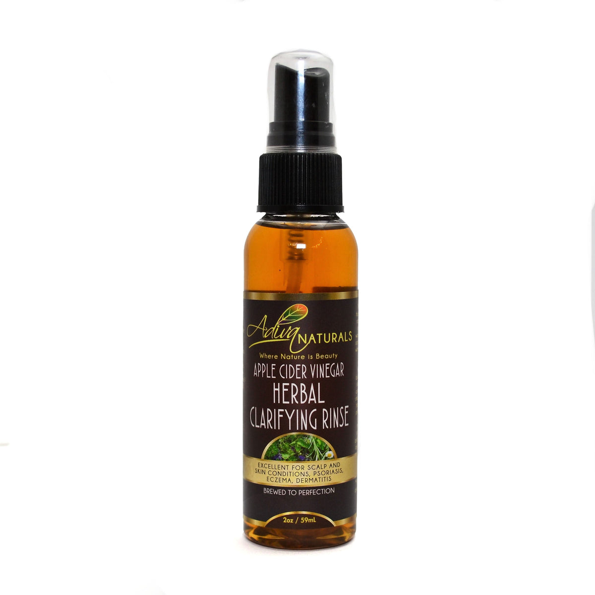 Apple Cider Vinegar Clarifying Herbal Rinse 2oz-Apple Cider Vinegar Clarifying Herbal Rinse 2oz