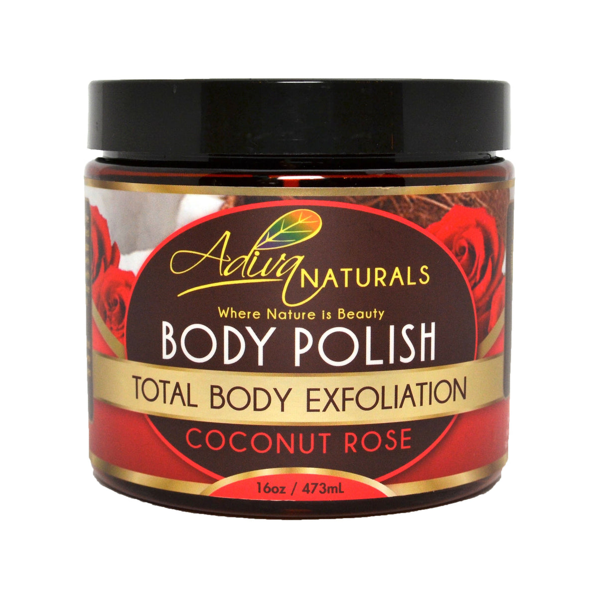Ginger and Sugar Body Polish Scrub - Coconut Rose-Ginger and Sugar Body Polish Scrub - Coconut Rose