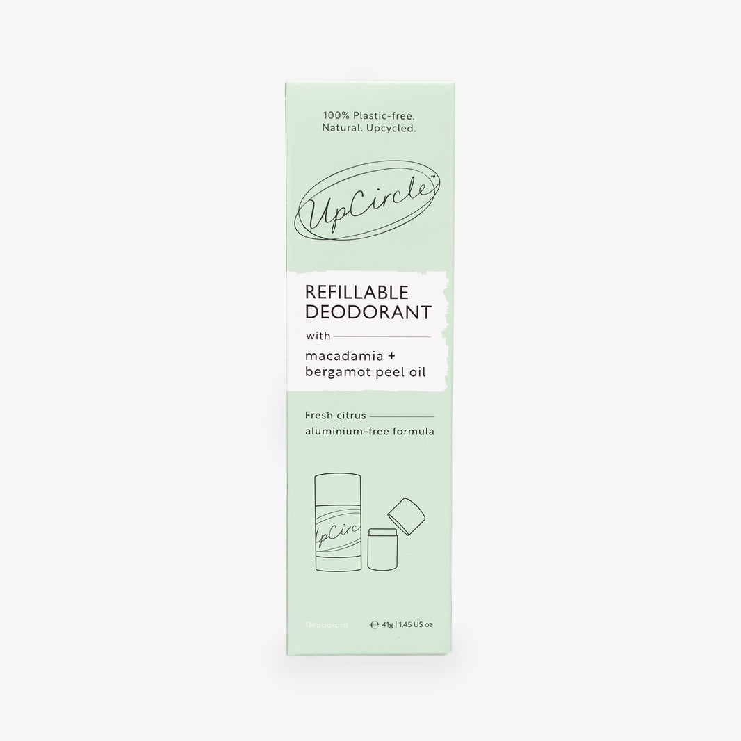 Refillable Deodorant with Macadamia + Bergamot-Refillable Deodorant with Macadamia + Bergamot