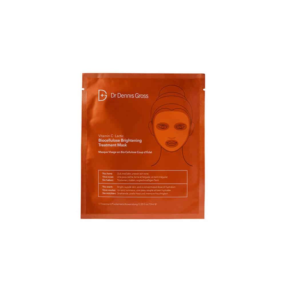Dr. Dennis Gross Vitamin C Lactic Biocellulose Brightening Treatment 4 PK-Dr. Dennis Gross Vitamin C Lactic Biocellulose Brightening Treatment 4 PK