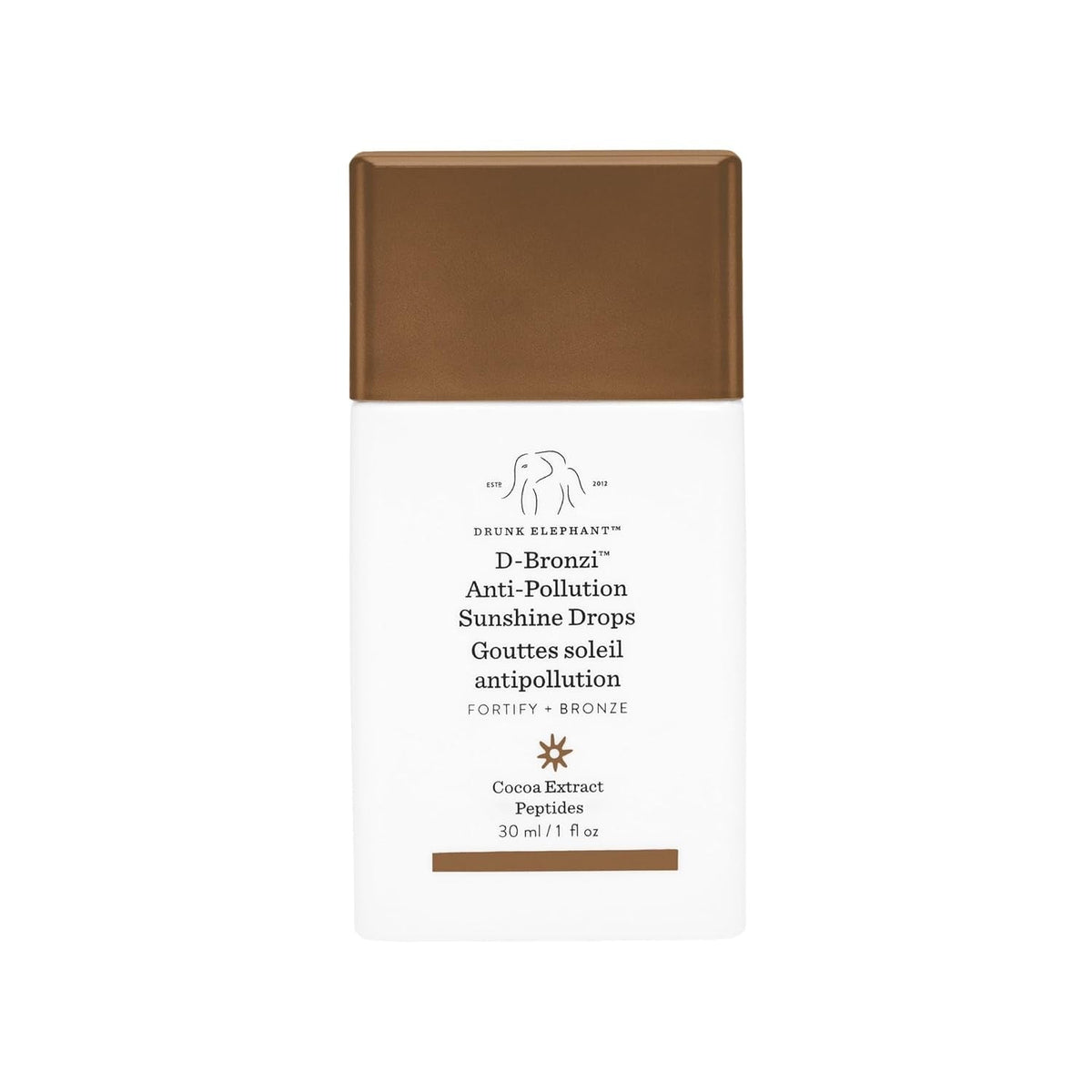 Drunk Elephant D-Bronzi Anti-Pollution Sunshine Drops 30 mL-Drunk Elephant D-Bronzi Anti-Pollution Sunshine Drops 30 mL