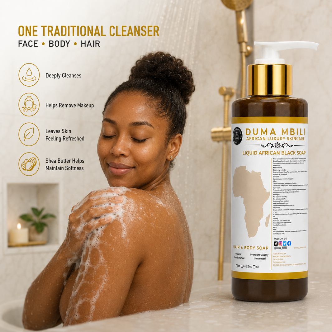 Duma Mbili Liquid African Black Soap-Duma Mbili Liquid African Black Soap