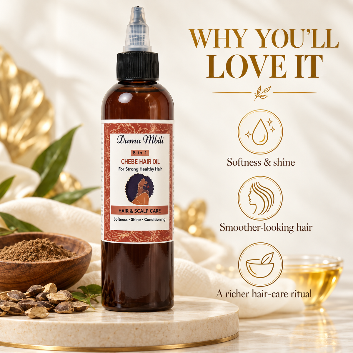 Chebe Hair Oil 8-in-1-Chebe Hair Oil 8-in-1