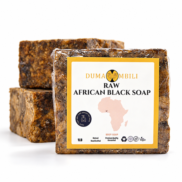 Authentic African Black Soap | Organic Skincare for Clear & Glowing Skin-Authentic African Black Soap | Organic Skincare for Clear & Glowing Skin