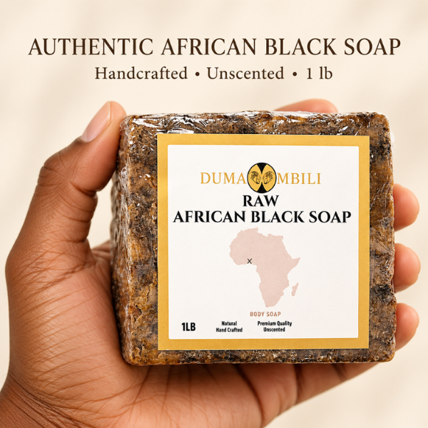 Authentic African Black Soap | Organic Skincare for Clear & Glowing Skin-Authentic African Black Soap | Organic Skincare for Clear & Glowing Skin