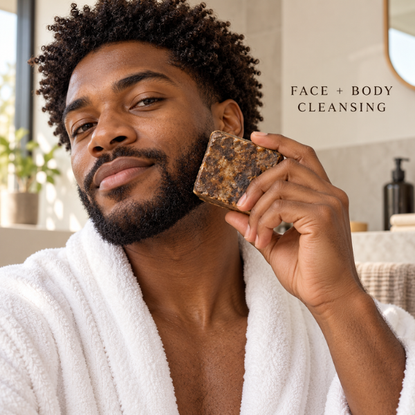 Authentic African Black Soap | Organic Skincare for Clear & Glowing Skin-Authentic African Black Soap | Organic Skincare for Clear & Glowing Skin