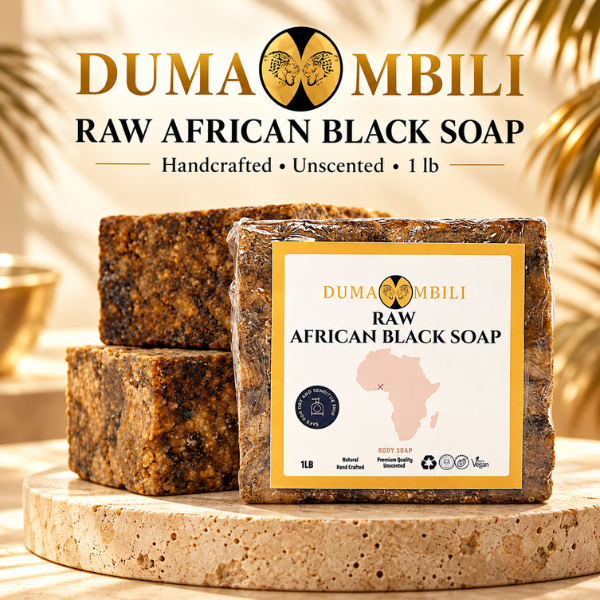 Authentic African Black Soap | Organic Skincare for Clear & Glowing Skin-Authentic African Black Soap | Organic Skincare for Clear & Glowing Skin