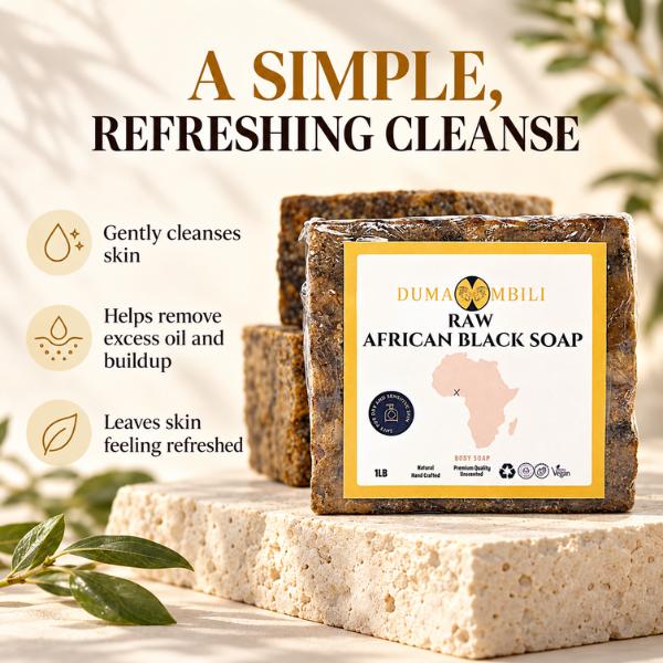 Authentic African Black Soap | Organic Skincare for Clear & Glowing Skin-Authentic African Black Soap | Organic Skincare for Clear & Glowing Skin