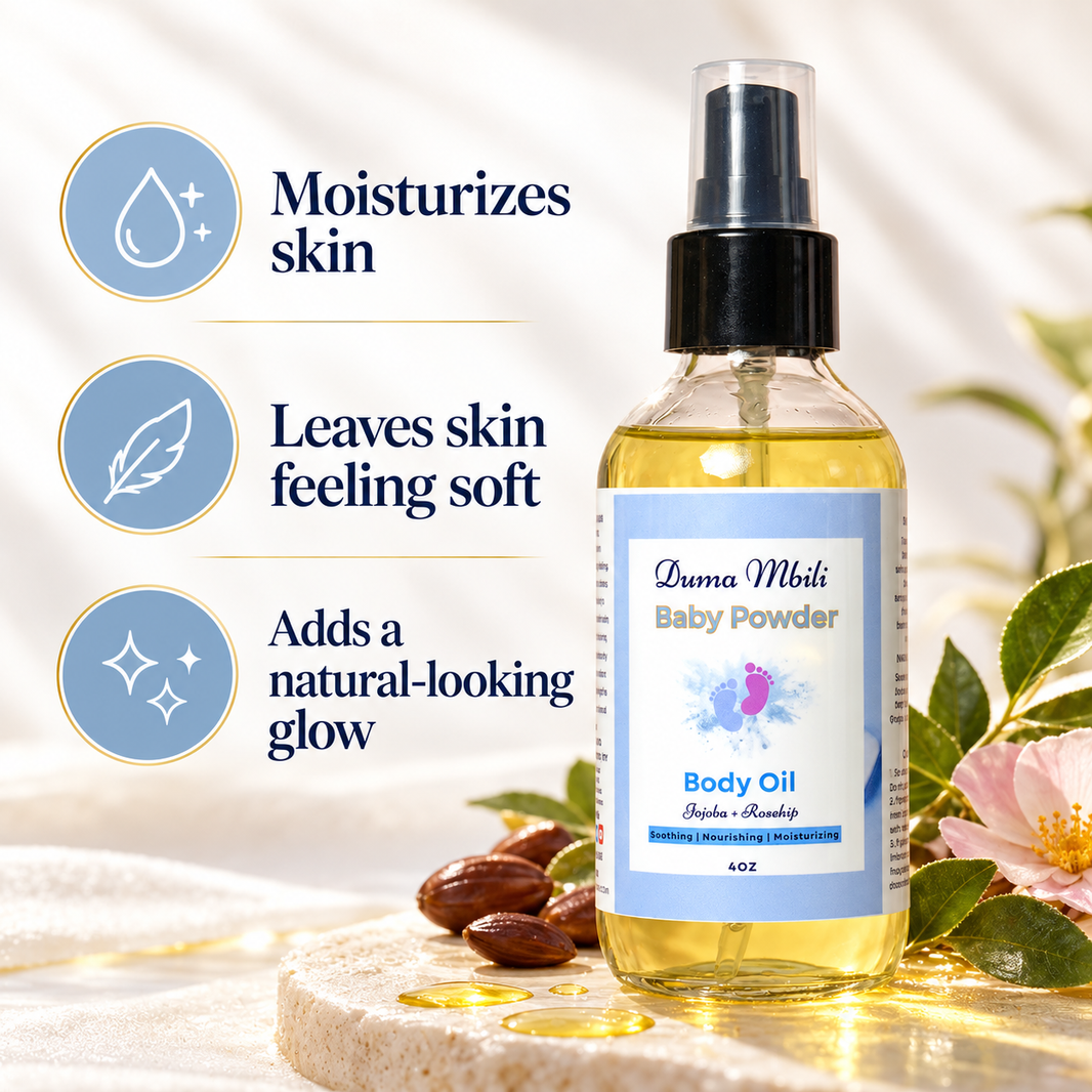 Baby Powder Body Oil-Baby Powder Body Oil