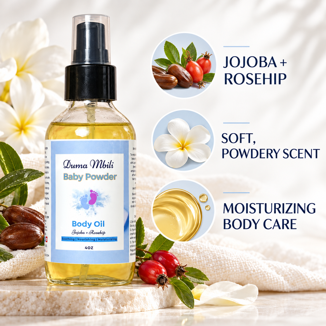 Baby Powder Body Oil-Baby Powder Body Oil