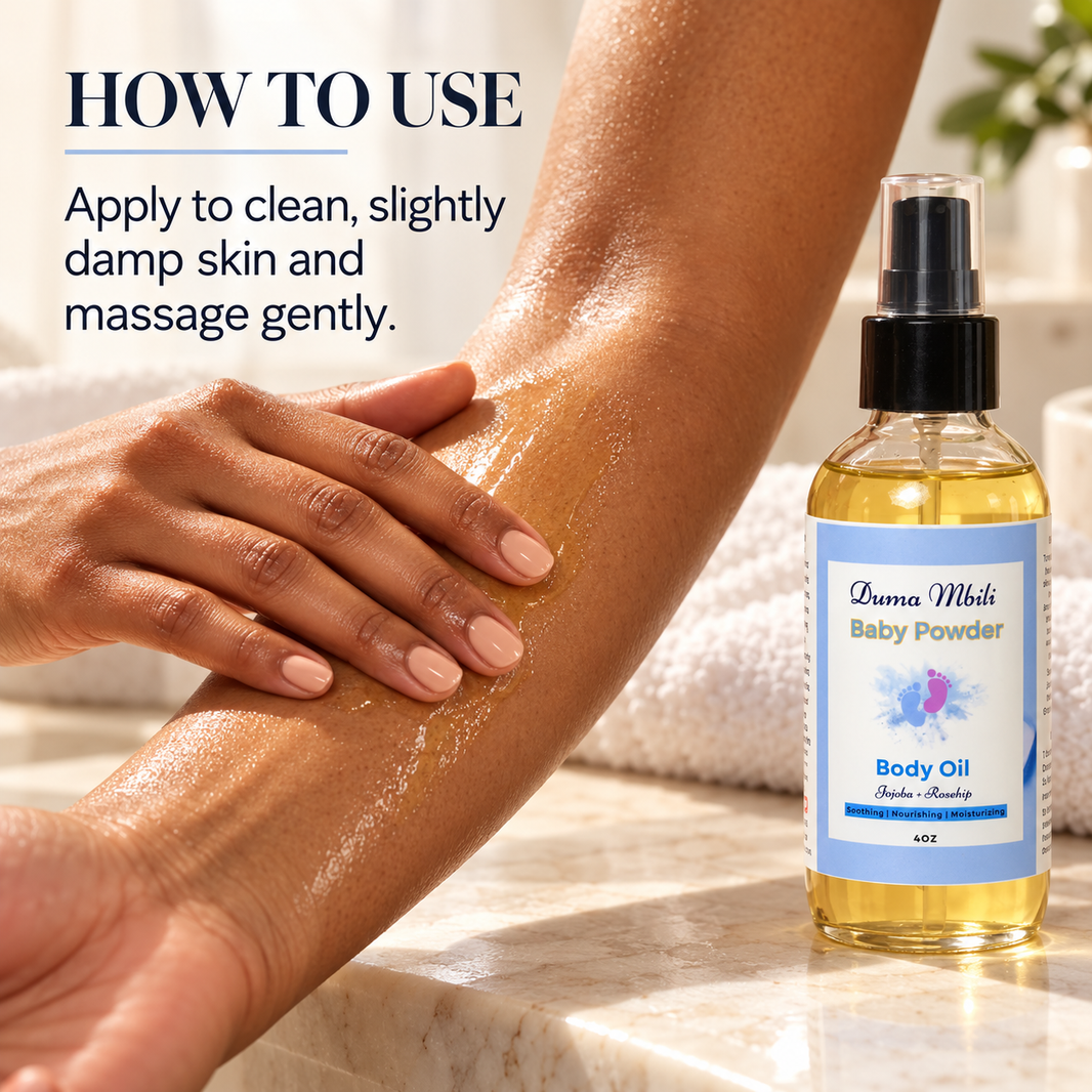Baby Powder Body Oil-Baby Powder Body Oil