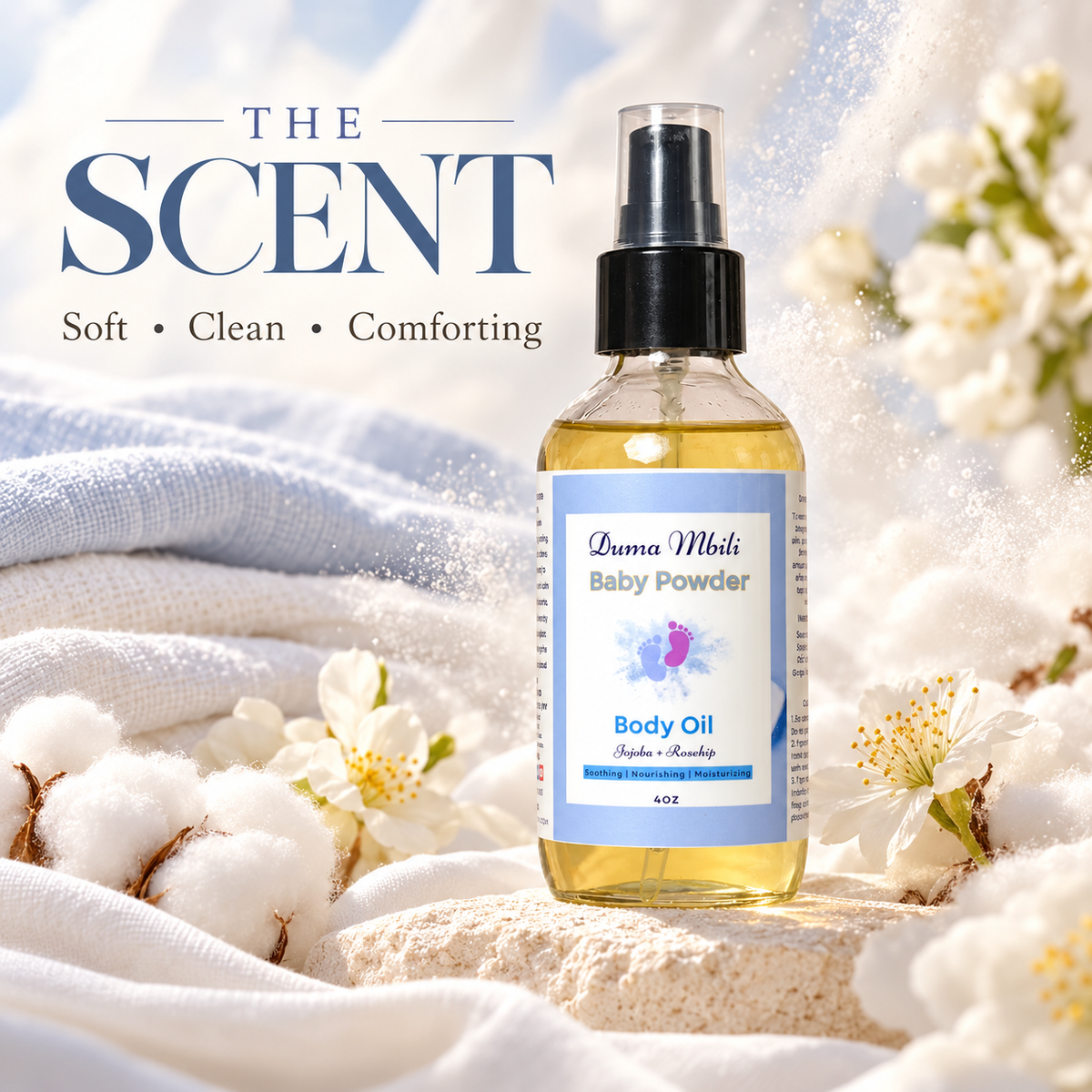 Baby Powder Body Oil-Baby Powder Body Oil