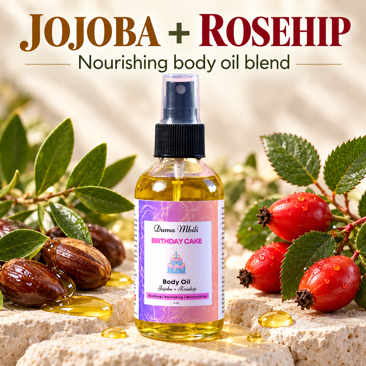 Birthday Cake Body Oil-Birthday Cake Body Oil
